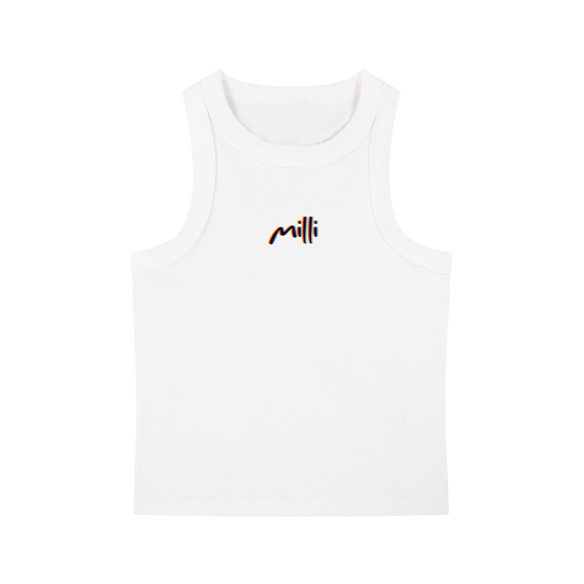 Buy The Damn Bag women's washed tank in white by Milli