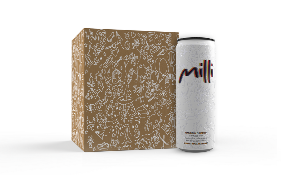 Cordyceps mushroom, a functional ingredient in Milli nootropic seltzer