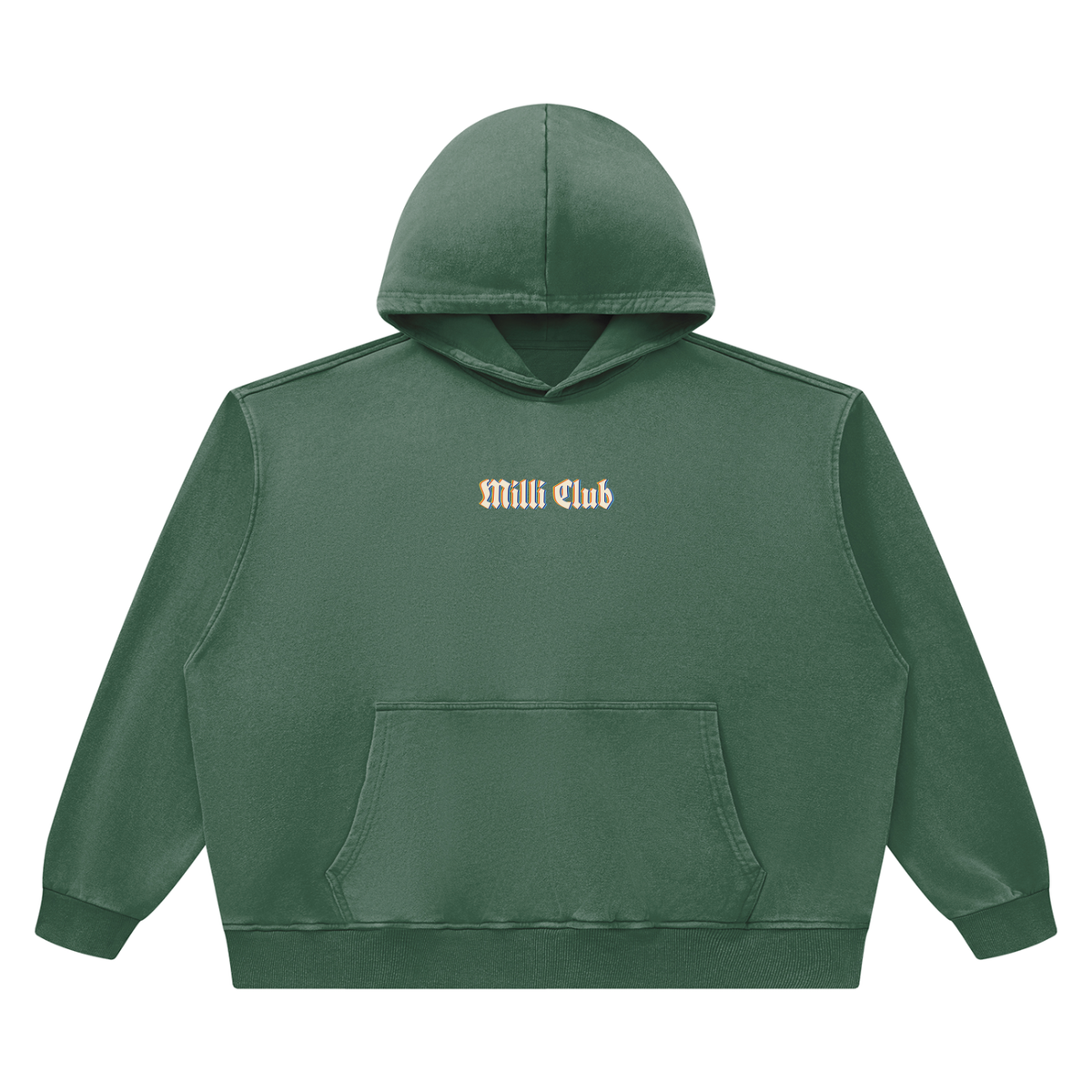 Milli Club vintage wash boxy hoodie by Milli, view 5