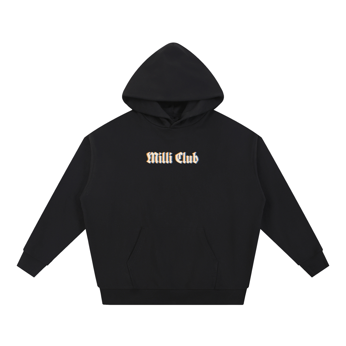 Milli Club heavyweight hoodie in black by Milli